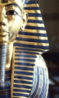 LAPIS OF THE GODS Tutankhamun's death mask is unarguably the prime example of Egyptian cultures love of lapis lazuli beads.