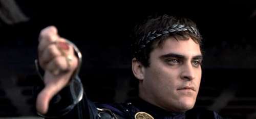 gladiator-thumbsdown