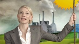 CREATING A STIR Cate Blanchett in the controversial 2011 Carbon Tax ad campaign.