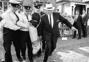 OBJECTION OVERRULED William White's arrest in Sydney, 1966.