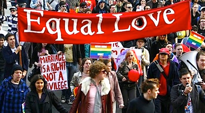 On the same page about marriage equality